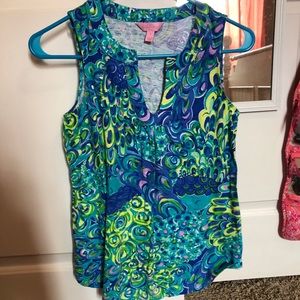 Lilly Pulitzer Lilly’s Lagoon tank top. Size S.